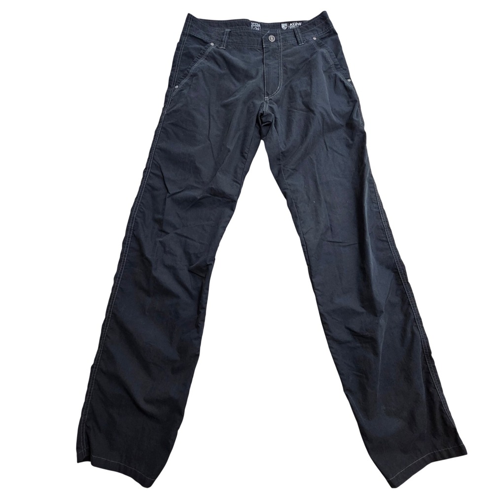 Kuhl Kontra Pants 31x34 Black Lightweight Hiking Technical Athletik Fit
